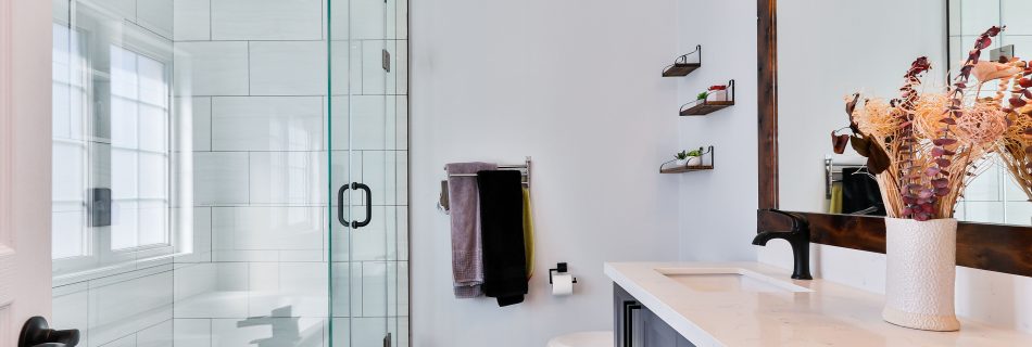 salle de bain verre